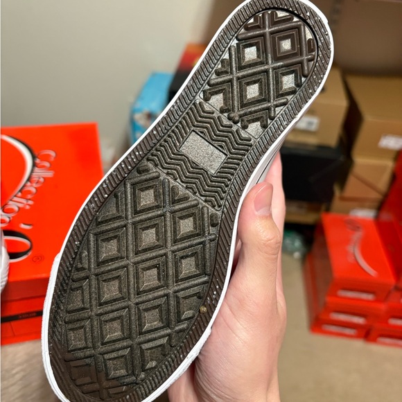 Size 8 girls - Fuchsia Pink Collection’0 High Top Sneakers - Picture 6 of 7